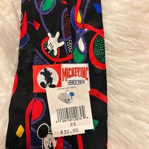 Mickey Inc. Vintage NWT Mickey Mouse 100% Silk Tie